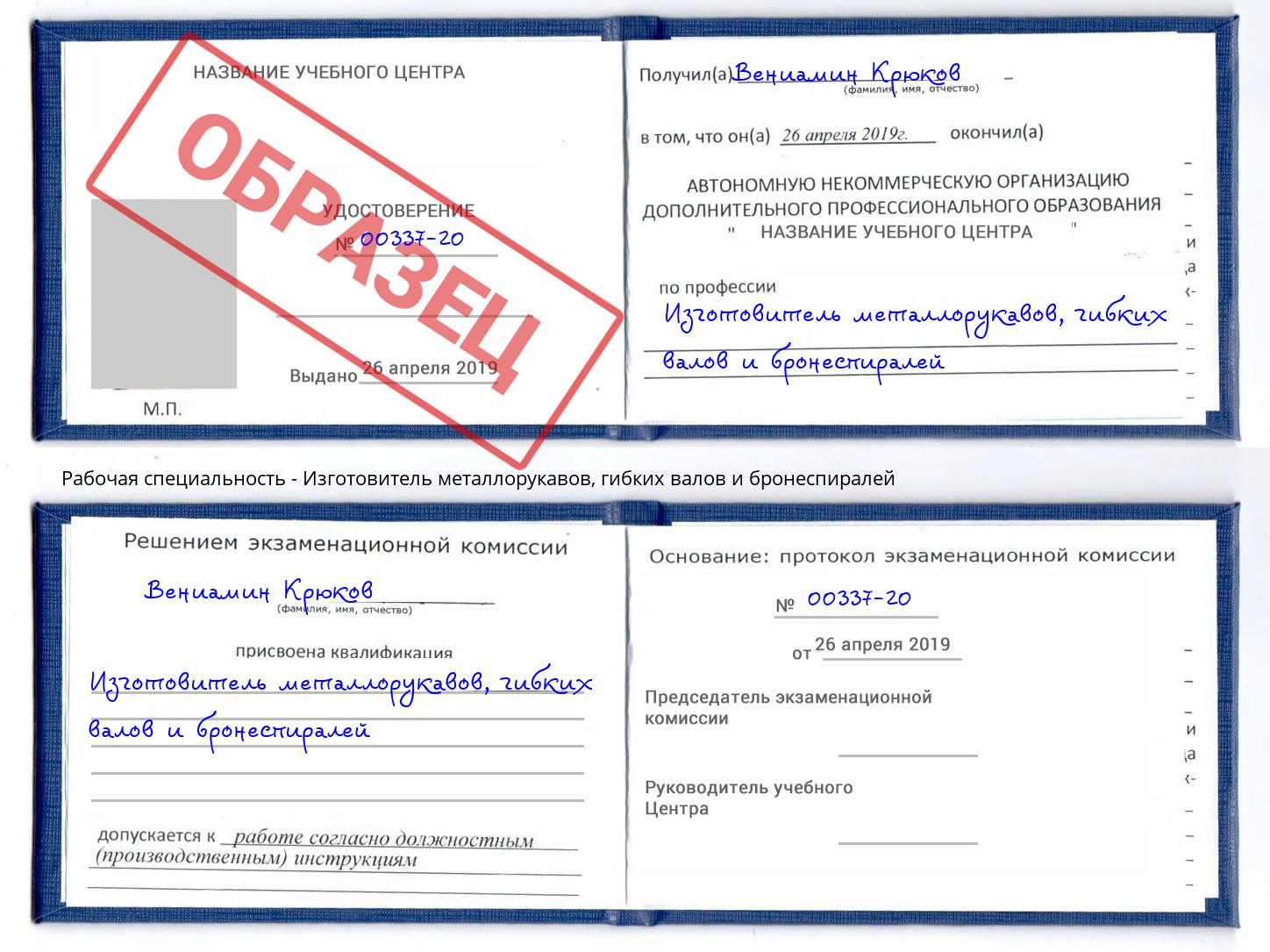 Изготовитель металлорукавов, гибких валов и бронеспиралей Железнодорожный